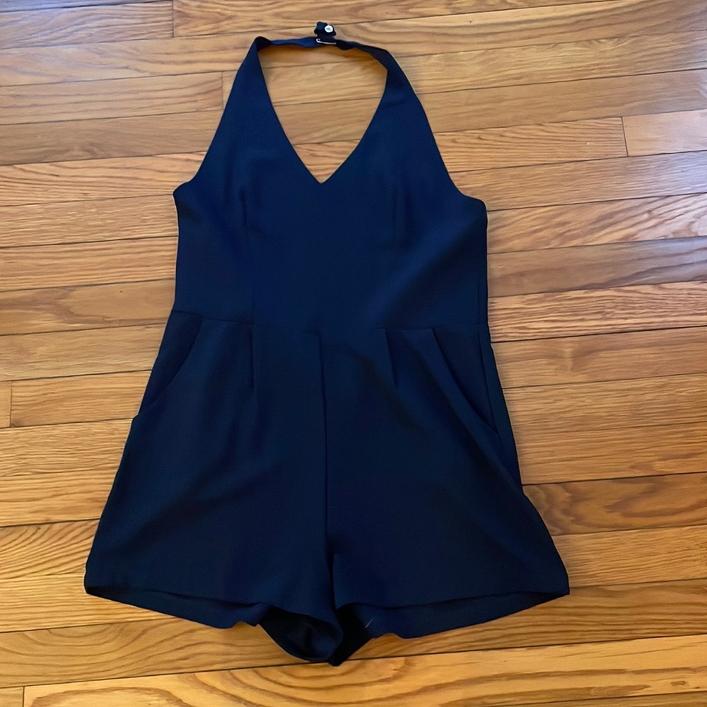 Navy Blue Romper